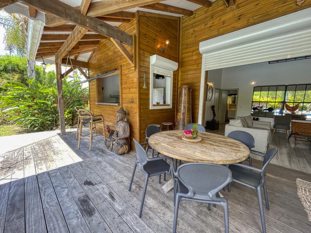 Villa à louer 3 chambres à Saint François Guadeloupe-terrasse-11